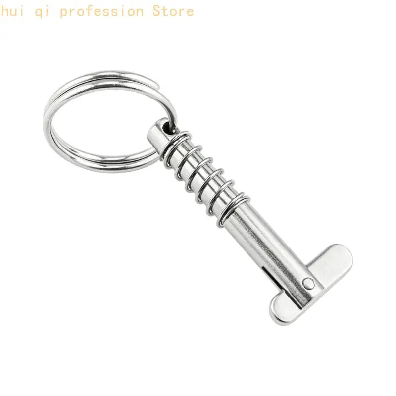 Stainless Loop Handle 5/16 3/8 Quick Release Pin for Boat and Yacht Hardware H8WE Quake 10x80mm CN