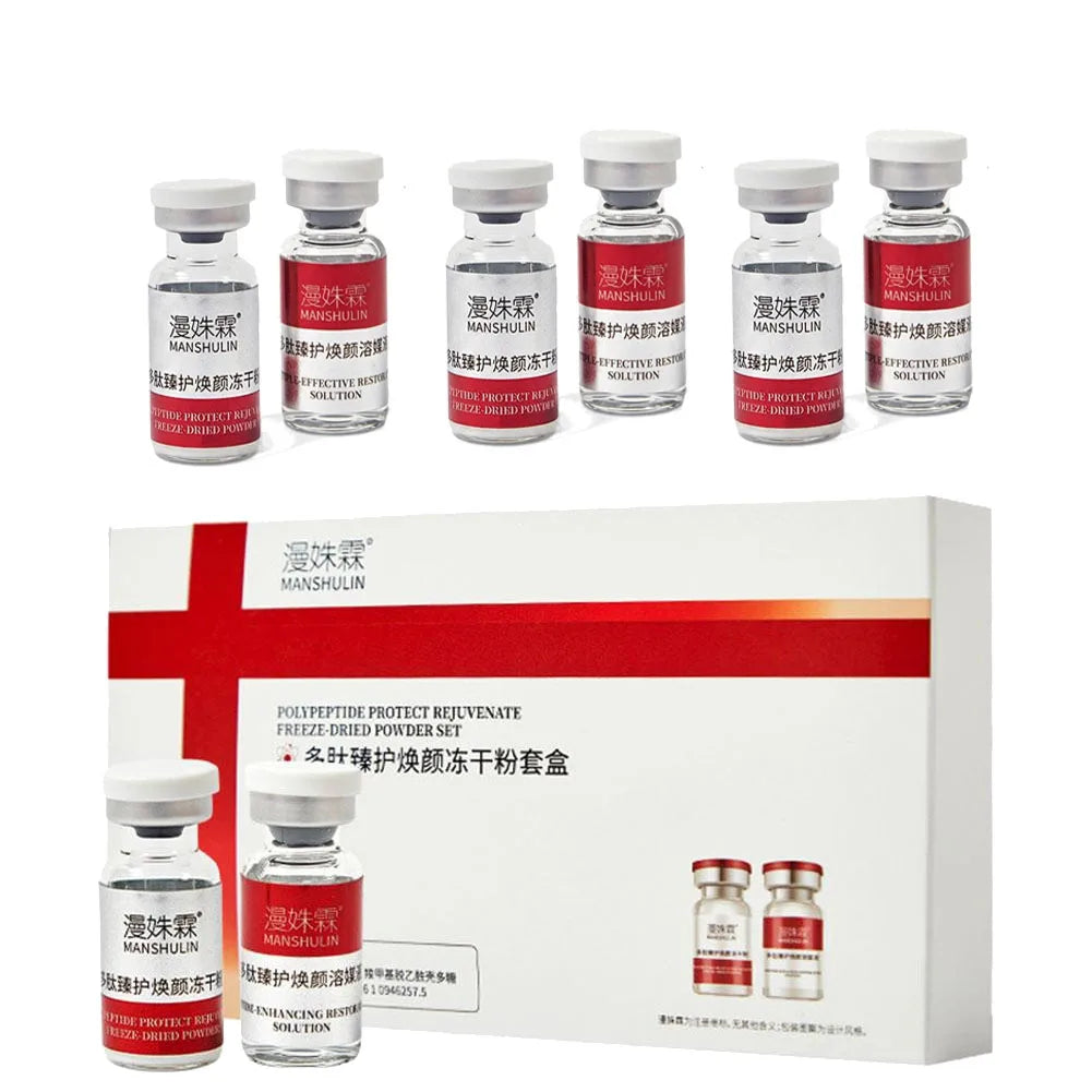 Multi-peptide freeze-dried powder kit Lyophilized Powder Hydration Skin Rejuvenation Improve Elasticity Repair Skin Barrier Skin Quake