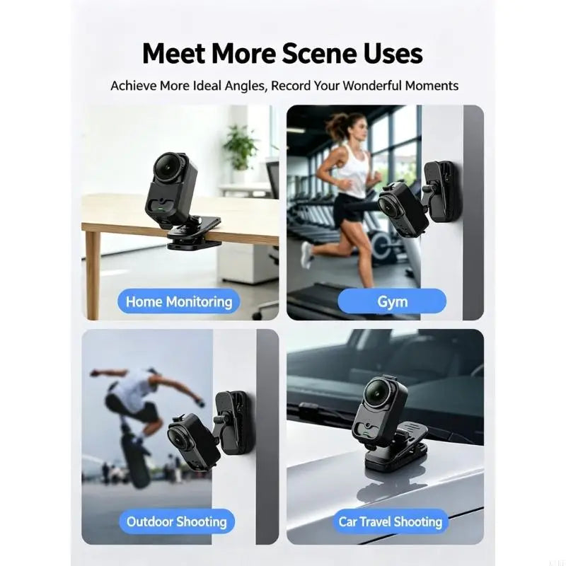 Strong Backpacks Clip For Action Cameras Secure Mounting On Bags And Metal Surfaces K1KF Quake