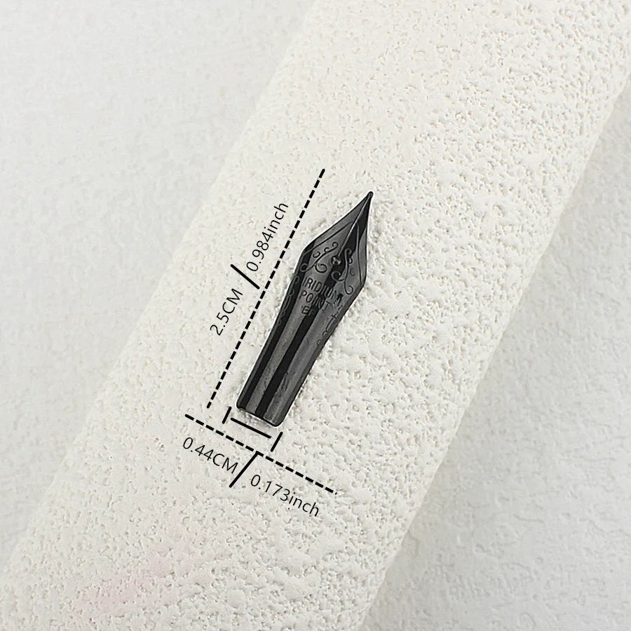 Black Forest Nib Can Be Used JinHao 82 26mm Yong Sheng Fountain Pen Universal Replace M, 0.38mm, EF Tip Nib Quake