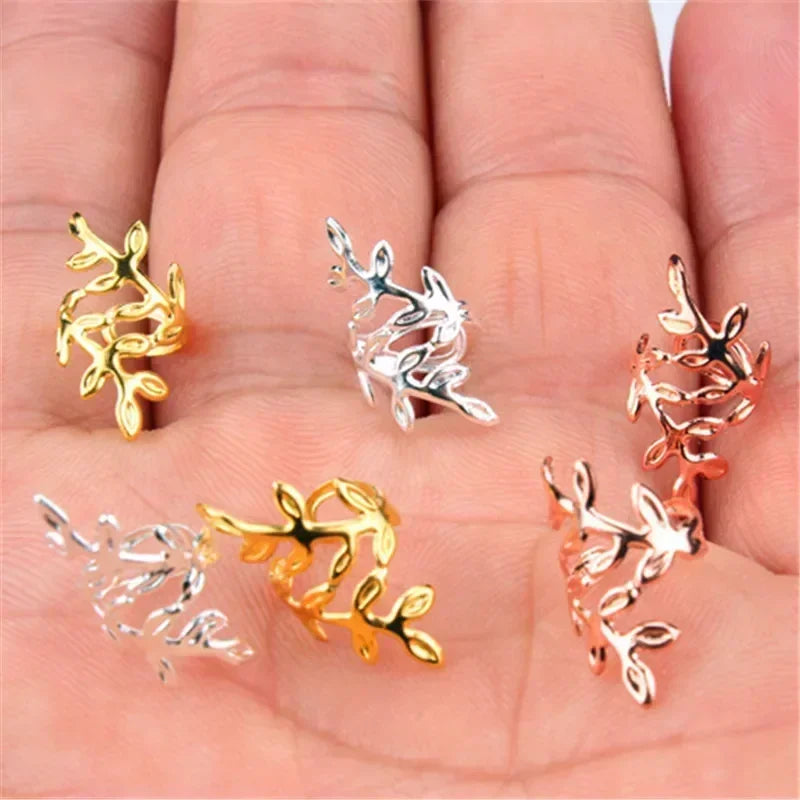 20pcs Metal Hair Dreadlock Rings Gold Silver Adjustable Cuff Clip Hair Braids Dirty Braid Beads Hairpin Jewelry Hair Accessories Quake