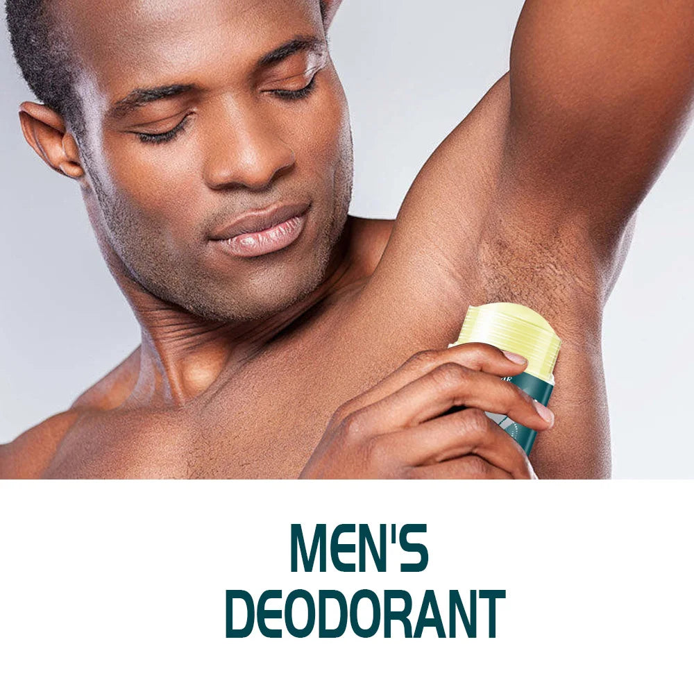 YOUNGCOME Men's Deodorant Stick Anti Sweating Keep Drying Lasting Fragrance Remove Armpit Odor Underarm Refresh Sticks Quake
