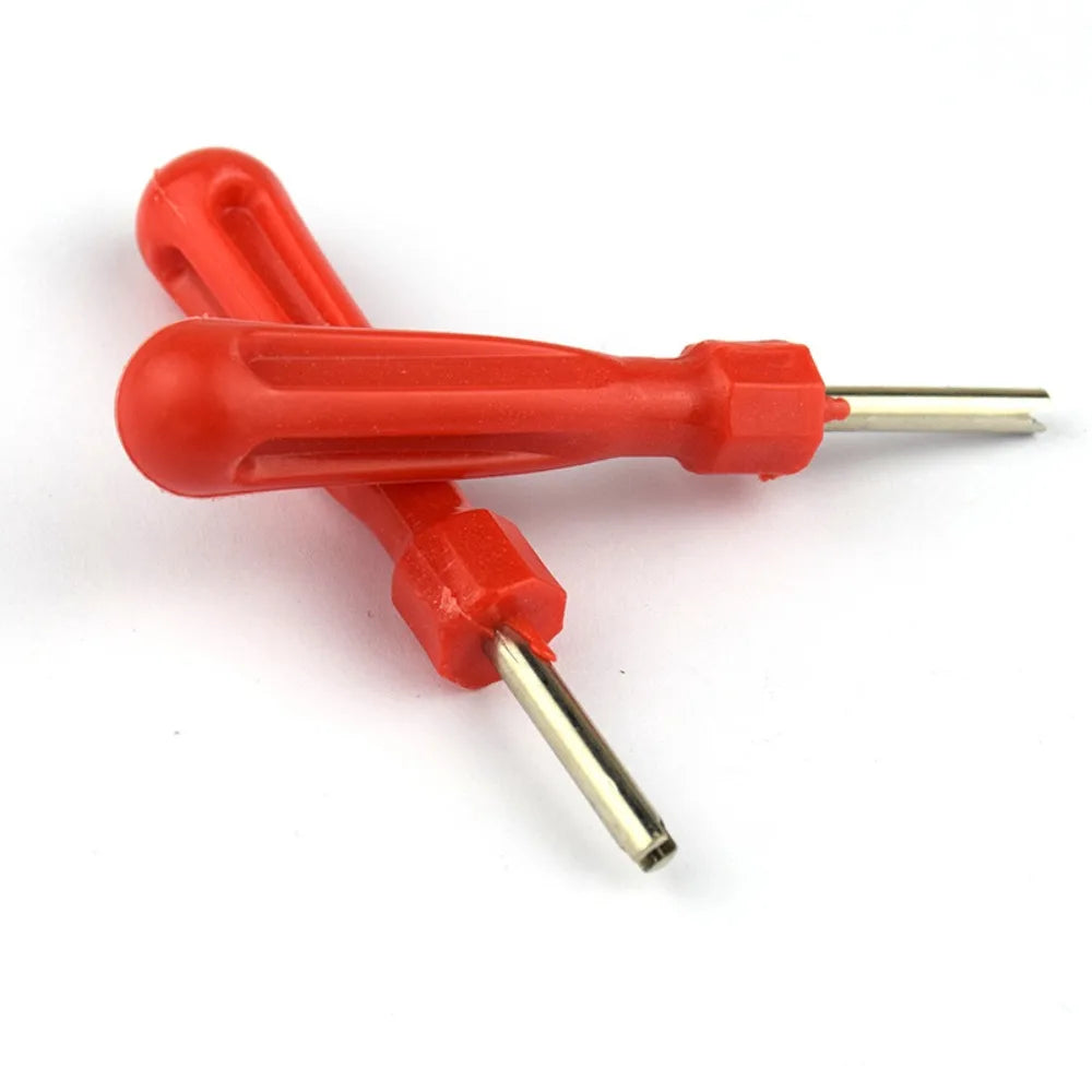 1/2/5pcs Portable Plastic Valve Core Remover/Installer Metal Single-head Tyre Wrench Tire Screwdriver for Car Motorbike Truck Quake