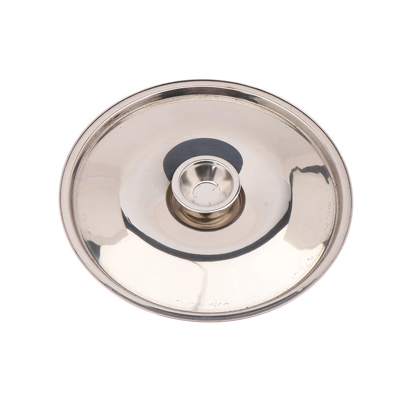 1Pcs Kitchen Stainless Steel Round Pot Lid Replacement , 10/12/14/16/18/20/22/24/26cm Saucepan Cover Quake 22cm