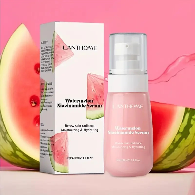 Watermelon Glow Niacinamide Moisturizing Face Pre-Treatment,Moisturizing Serum,Skin Makeup Lightweight Moisturizing Pre-treatmen Quake 60ML