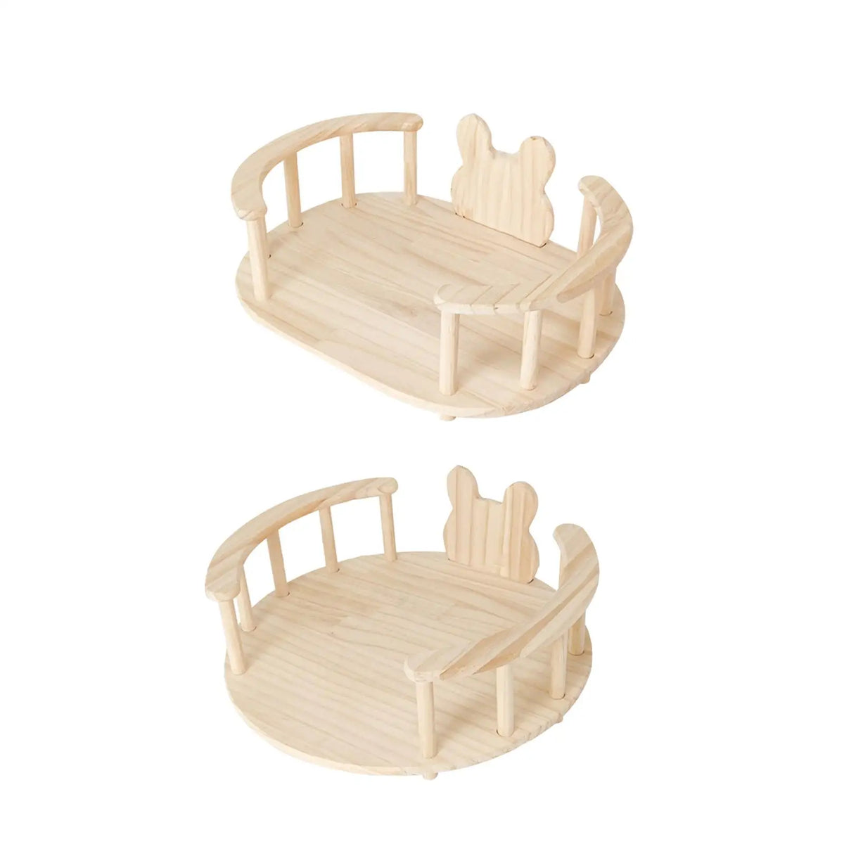 Wooden Bed, Easy to Assemble, Stable Indoor Playhouse, Small Animals Sleeping Habitat for s Guinea Pigs Quake
