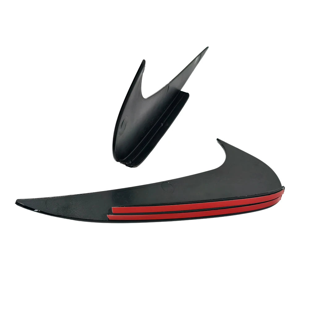 For Benz CLA C174 C178 AMG Line 2026 Car Rear Bumper Spoiler Air Vent Cover Side Canard Cover Trim Gloss Black Carbon Decoration Quake
