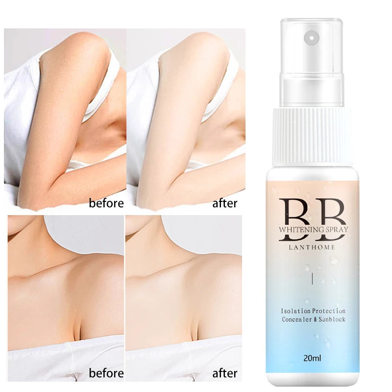 BB Whitening Spray Skin Brightening Moisturizing BB Cream Face Foundation Nourishing Skin Care Beauty Cosmetics Quake