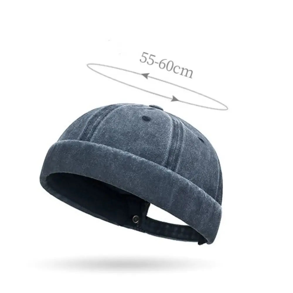Fashion Hip Hop Beanies Hats Brimless Cotton Hip Hop Hats Solid Color Adjustable Street Hat Men Quake