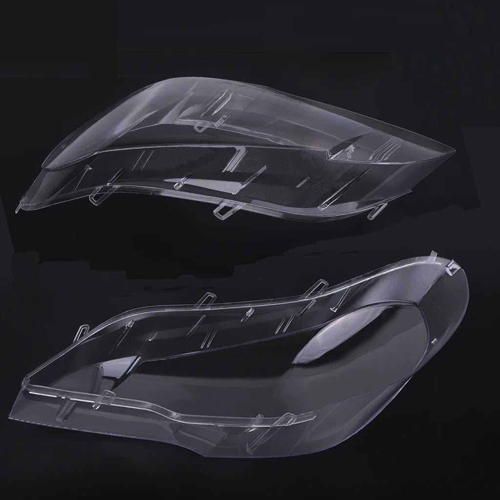 Headlight Lens Cover, Lamp Lens Shell Cover, for BMW X5 E70 2008 2009 20011 20113 63117288995 63117288996 Quake