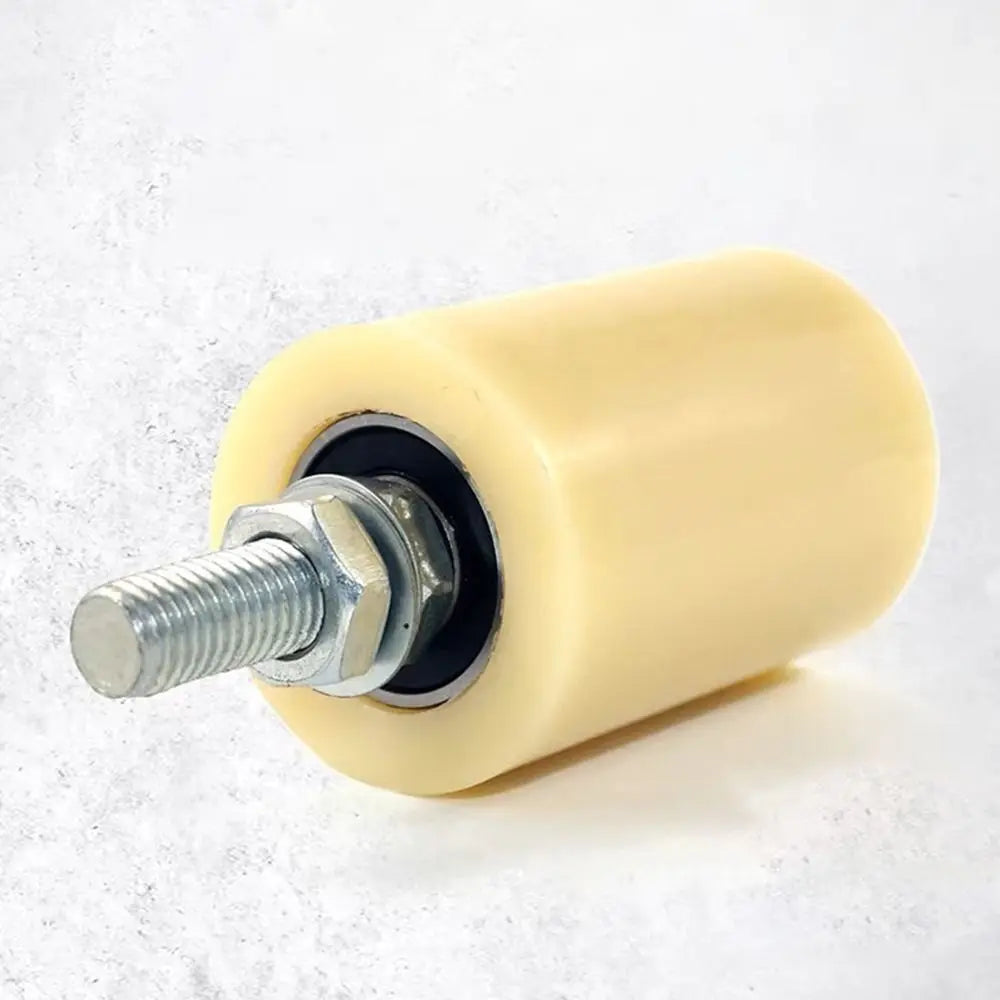 Durable Nylon Slide Gate Guide Roller Plastic Double Bearing Gate Assembly Support Thickened Bearing Guiding Wheels Sliding Gate Quake