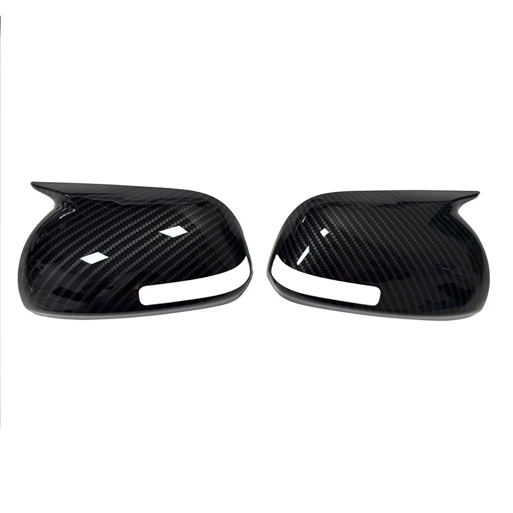 For Toyota RAV4 2009-2012 Car Sticker Rearview Side Mirror Cover Wing Cap Exterior Door Rear View Case Trim Carbon Fiber Look Quake