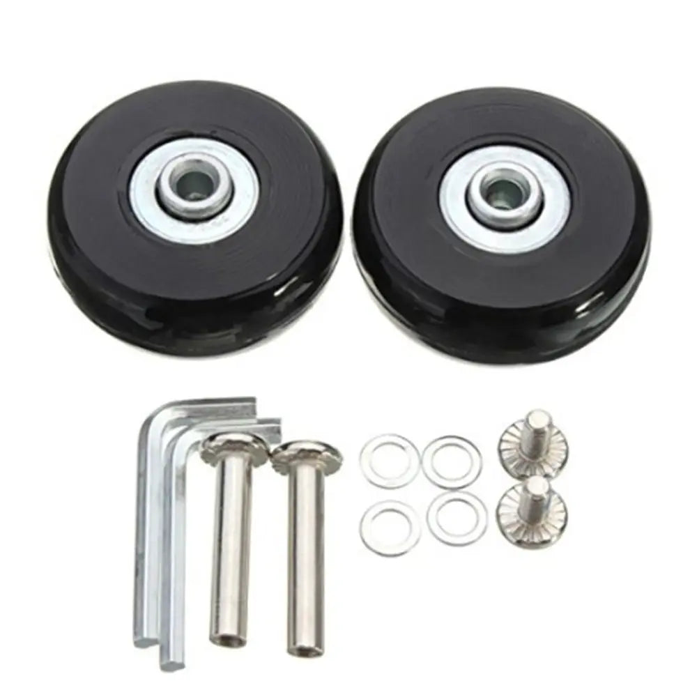 57-59MM Durable Silent Dia40mm/50mm/60mm Casters Repair Travel Luggage Wheels Suitcase Parts Axles Axles Repair Kit Quake