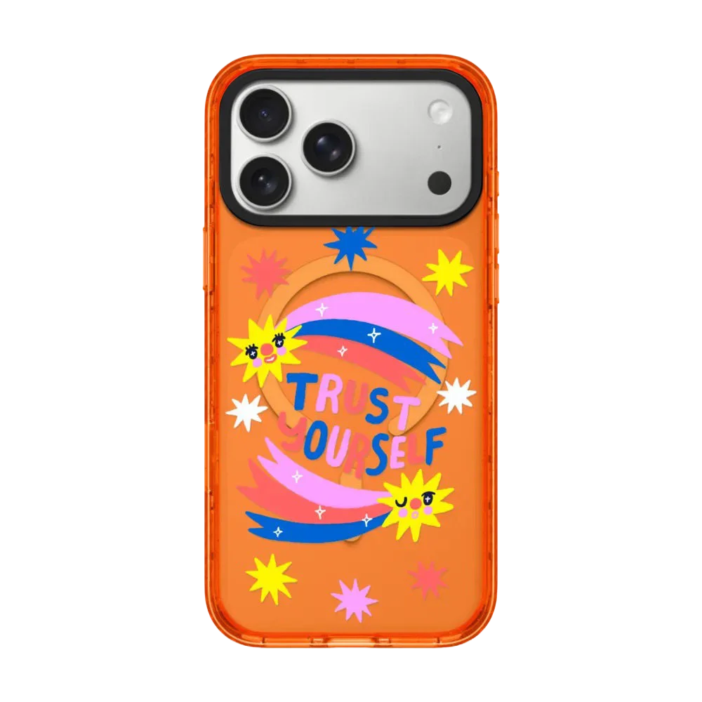 609084 Orange Border Magnetic Phone Case Cover for IPhone 13 14 15 16 17 18 Pro Max Case Quake