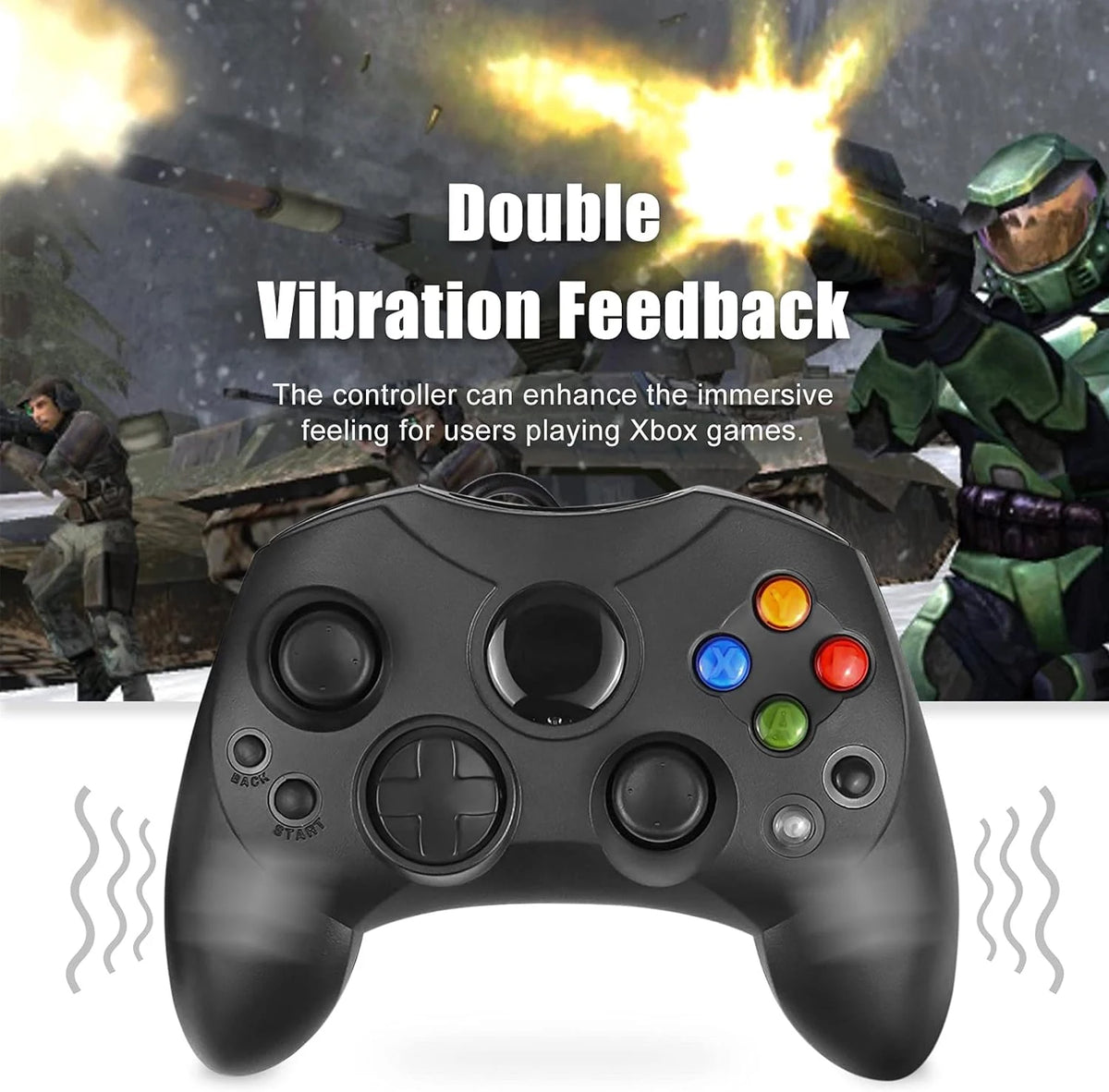 Wiresmith Classic Wired Original Xbox S-Type Controller Quake