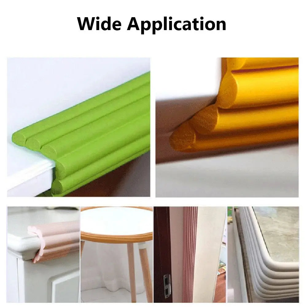 16 Colors Home Foam Bumper Furniture Children Protection Safety Desk Corner Protector Table Edge Guard Strip Quake