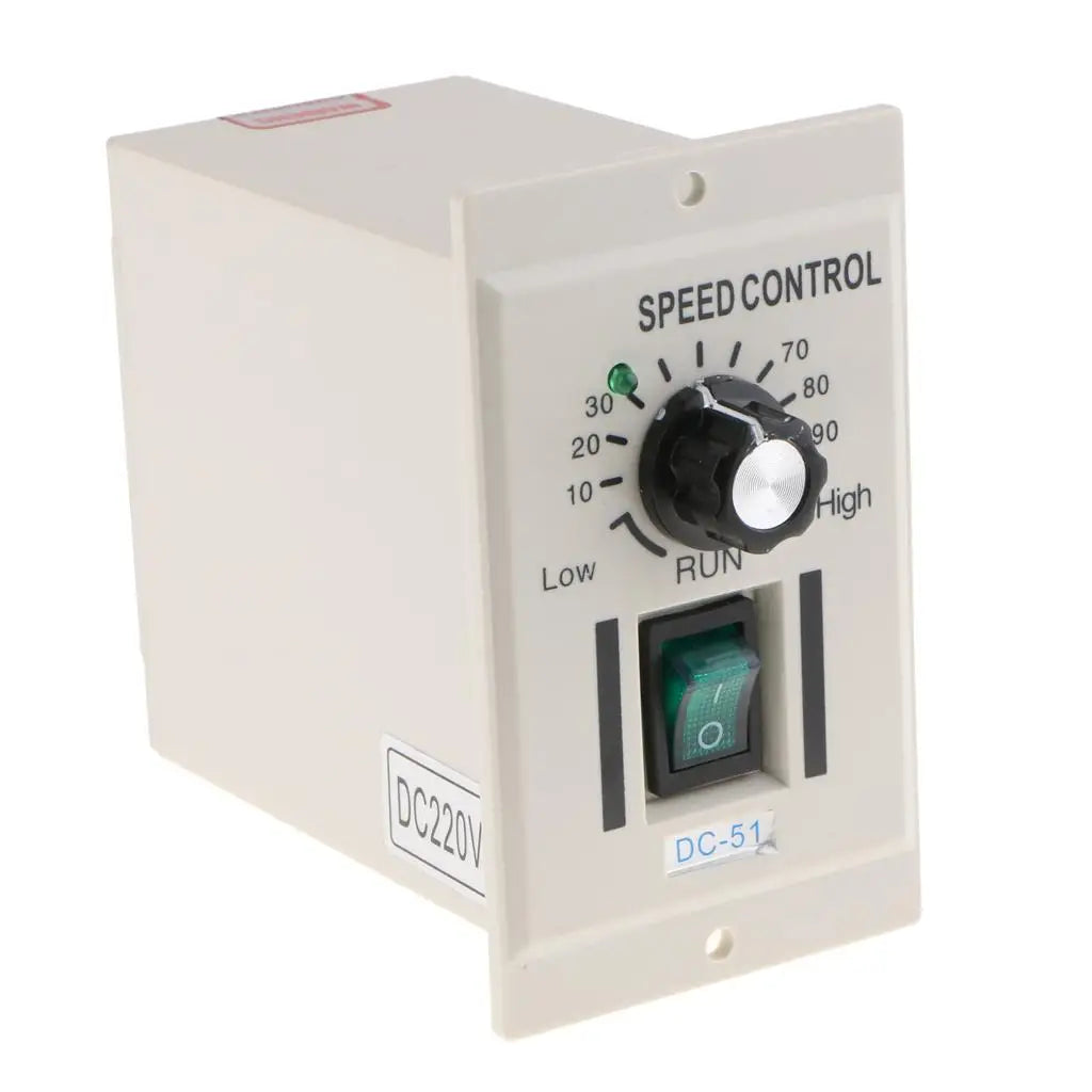 Motor Speed Control 220V Compact Electronic Component DC 0 to 220V Output with Fuse for Small Machinery Quake