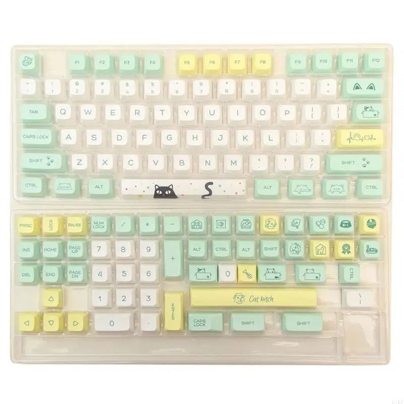 XDA Profile Keycaps PBT Material Heat Resistant And AntiWear For Enhances Typing K1KF Quake meow CN