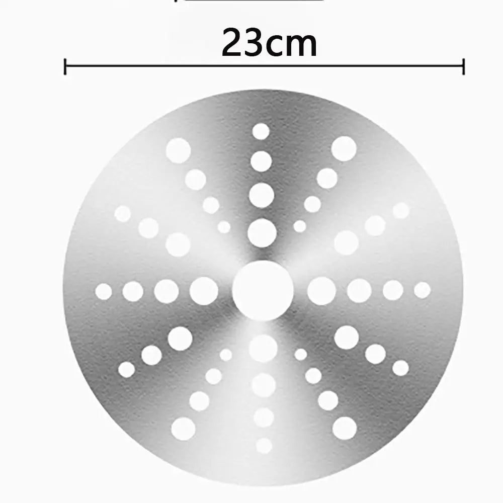 Stainless Steel Induction Cooker Heat Diffuser Saucepan Cooking Hob Heat Conduction Plate Converter Tool Cookware Parts Quake 23CM