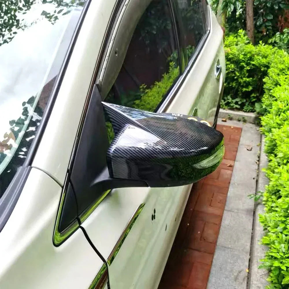 For NISSAN Altima 2013-2018 Sentra/Sylphy 2016-2019 Mirror Cover Rearview Side Mirror Cover Wing Cap Exterior Rear View Trim Quake