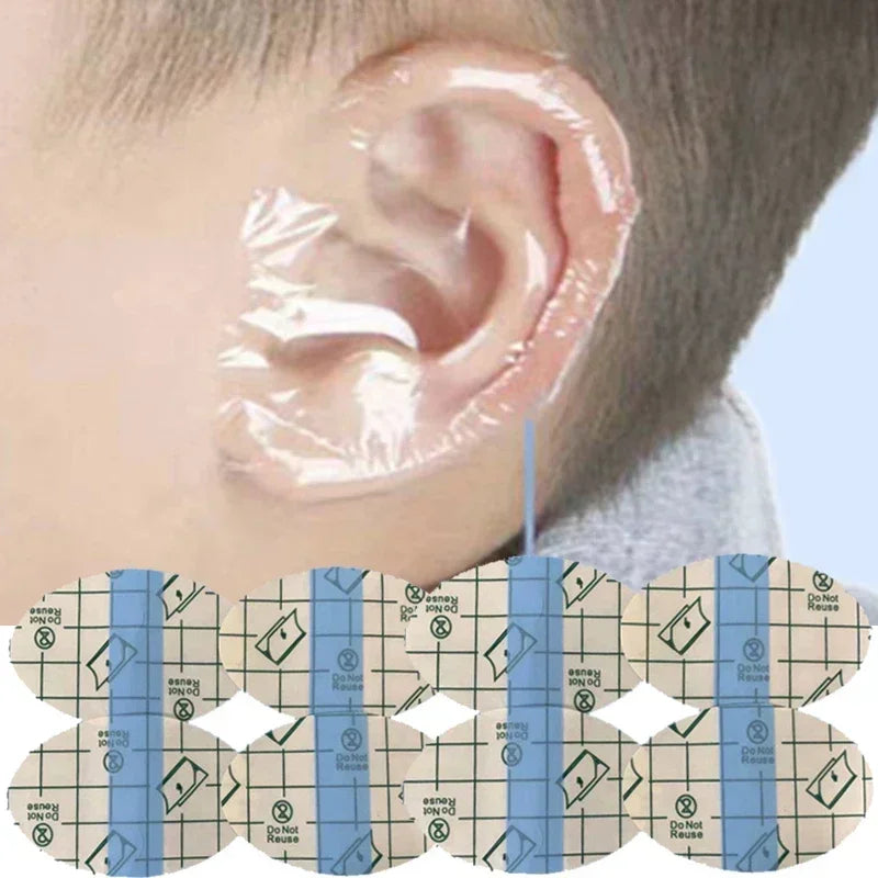 20/60/100pcs Baby Shampoo Ear Covers Waterproof Kids Shower Swimming Protection Ear Stickers Child Disposable Ear Cover Quake