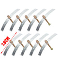 10PCS Dark Box Repair Screw Fix Tool 86-type Wall Mount Electrical Plug Switch Outlet Socket Back Cassette Replacement Clip Kit Quake 86 Type 10PCS