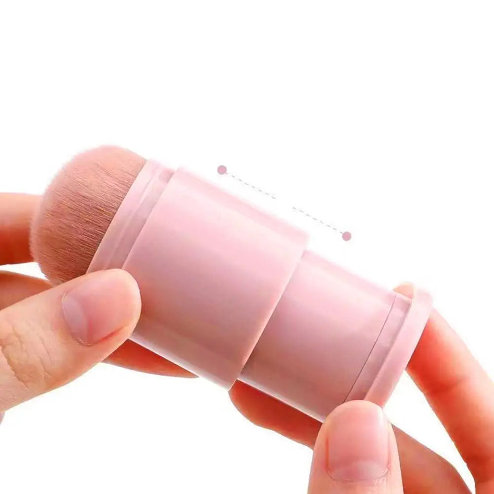 Portable Mini Retractable Blush Brush Soft Loose Powder Foundation Makeup Brush Multi Functional Beauty Makeup Tool Quake