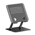 Adjustable Laptop Stand with 360 Degree Rotatable Base Foldable Laptop Holder for Desk Ergonomic Computer Notebook K1KF Quake Black China Mainland