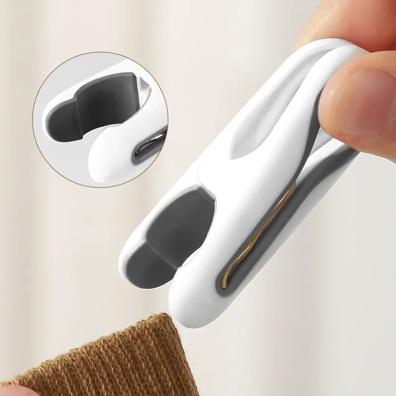 6pcs Clothes Pegs Dry Quilt Single Clothespins Household Cotton Quilt Hanger Fixed Large Windproof Clip Clothe Folder Quake