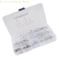 Spring Tube Clip Assortment, 70-Piece Set in a Clear Divided Snap-Closure Case for Fuel Line, Cooling System, and Rubber Hose Quake CN
