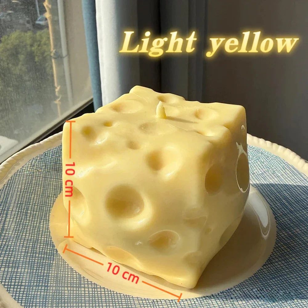 Giant Cheese Squeeze Toy Extra Large Size Cheese Squishy Fidget Toys Slow Rebound Shapeable Venting Ball for Adults Gifts Quake light yellow 10cm