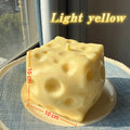Giant Cheese Squeeze Toy Extra Large Size Cheese Squishy Fidget Toys Slow Rebound Shapeable Venting Ball for Adults Gifts Quake light yellow 10cm