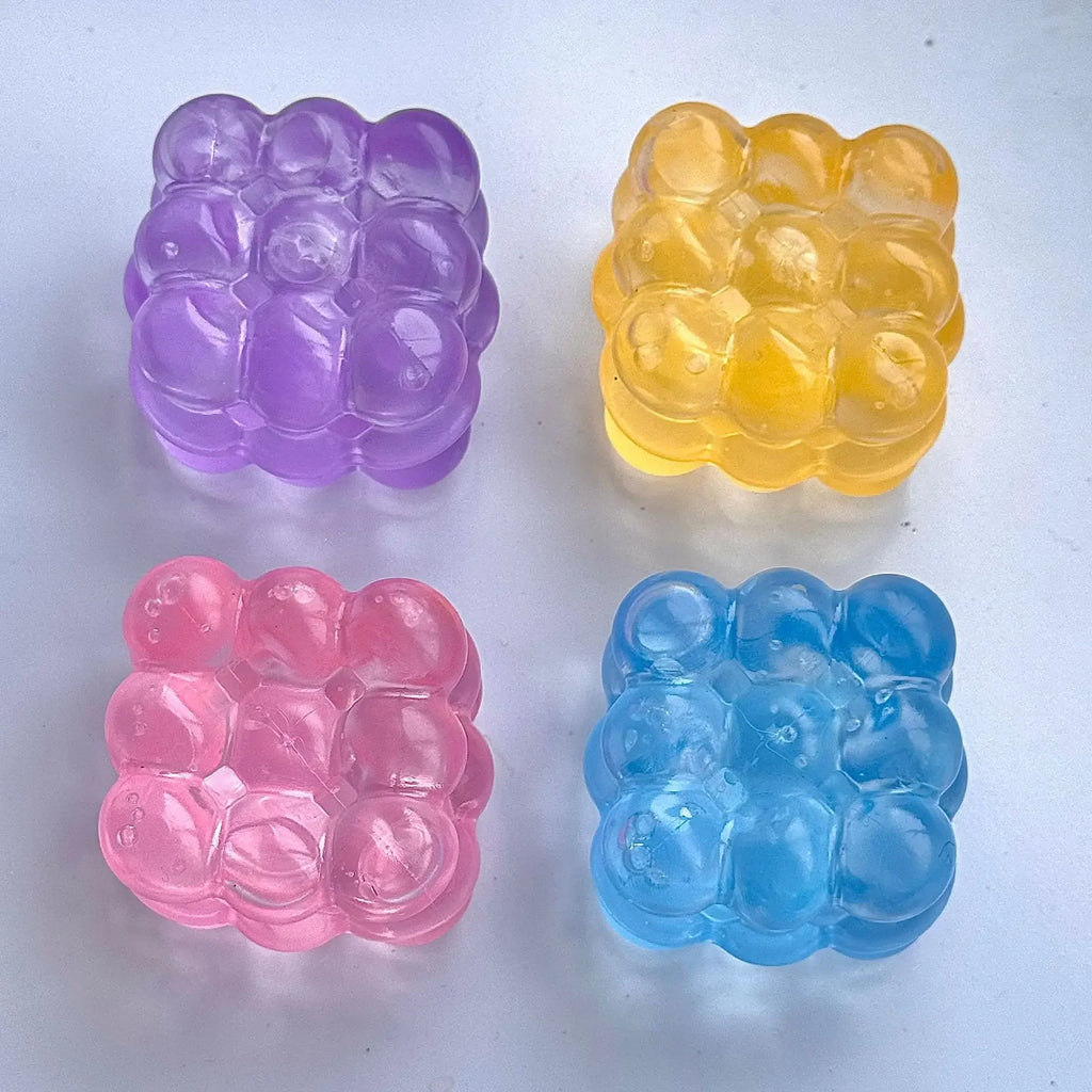 Three-Dimensional Candy Kneading Music Adult Stress Relief Squeeze Sensory Toys Decompression Simulation Cube Party Gift Quake