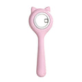 Cute Ring-shaped Cat Eye Magnet for Nails,Portable Hollow Circular Cat Eye,2-in-1 Circle Y Shape Nail Magnet Tool For Home DIY Quake pink