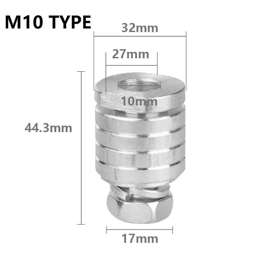 1Pcs Lock Nuts Slotting Angle Grinder Adapter Conversion Kit Power Tool Accessory Grooving Machine Adapter 100/125 Type M14 M10 Quake