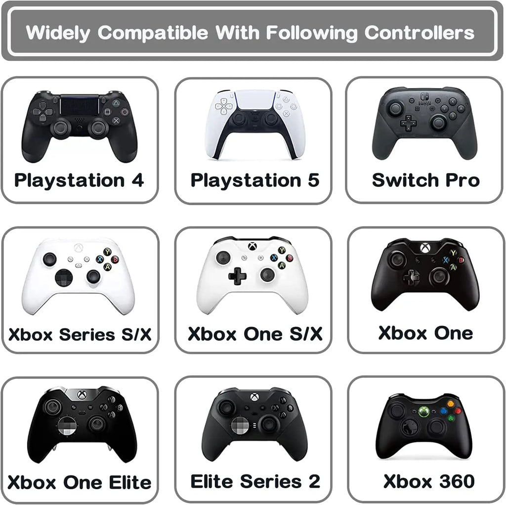 Precision Rings, Aim Assist Motion Controller 8PCS Precision Target Control Rings Suitable for PS4, PS5, Xbox One, Xbox Series Quake