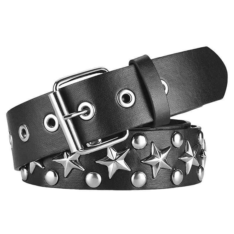 1Pcs Y2K Metal Belt For Men & Women Punk Hardware Jeans Belt Designer Belt Quake A4