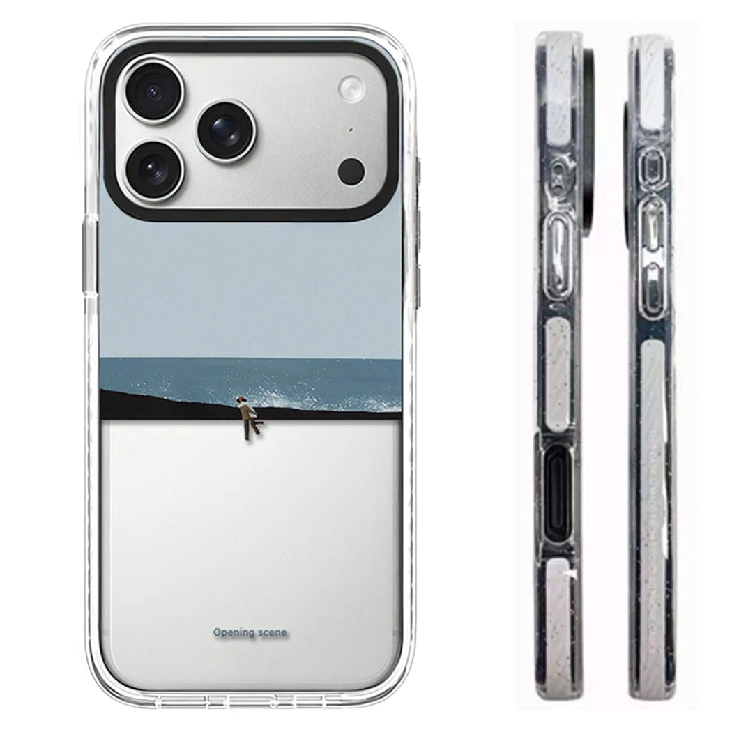 6090860 White Border Magnetic Case: Compatible with IPhone 18 17 16 15 14 13 Pro Max 18Pro Quake white (MagSafe) 2 iPhone 15