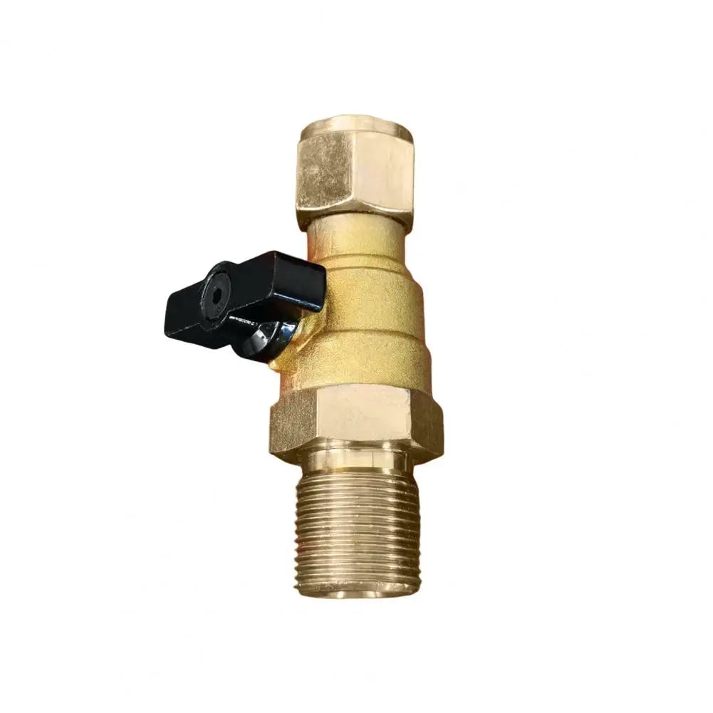 Trailer Front Wheel Air Brake Valve with Spiral Hose Tube, Integrated Emergency Brake Switch Assembly, Truck Brake System Auto P Quake D