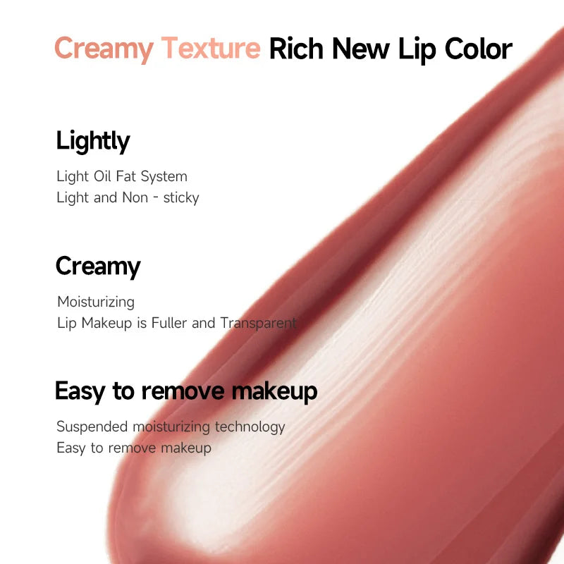 Waterproof Mirror Pearlescent Lip Gloss Long Lasting Moisturizing Lipstick Shine Glitter Lip Gloss Women Makeup Cosmetics Quake