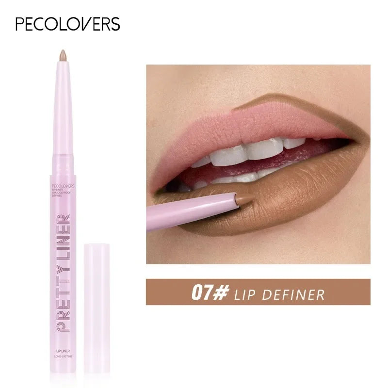 Purple Lip Line Pen Waterproof, Pollution -proof, Durable, Will Not Drop, Lasting Lip Line Pen, Lip Cosmetics Lip Pencil Quake 07