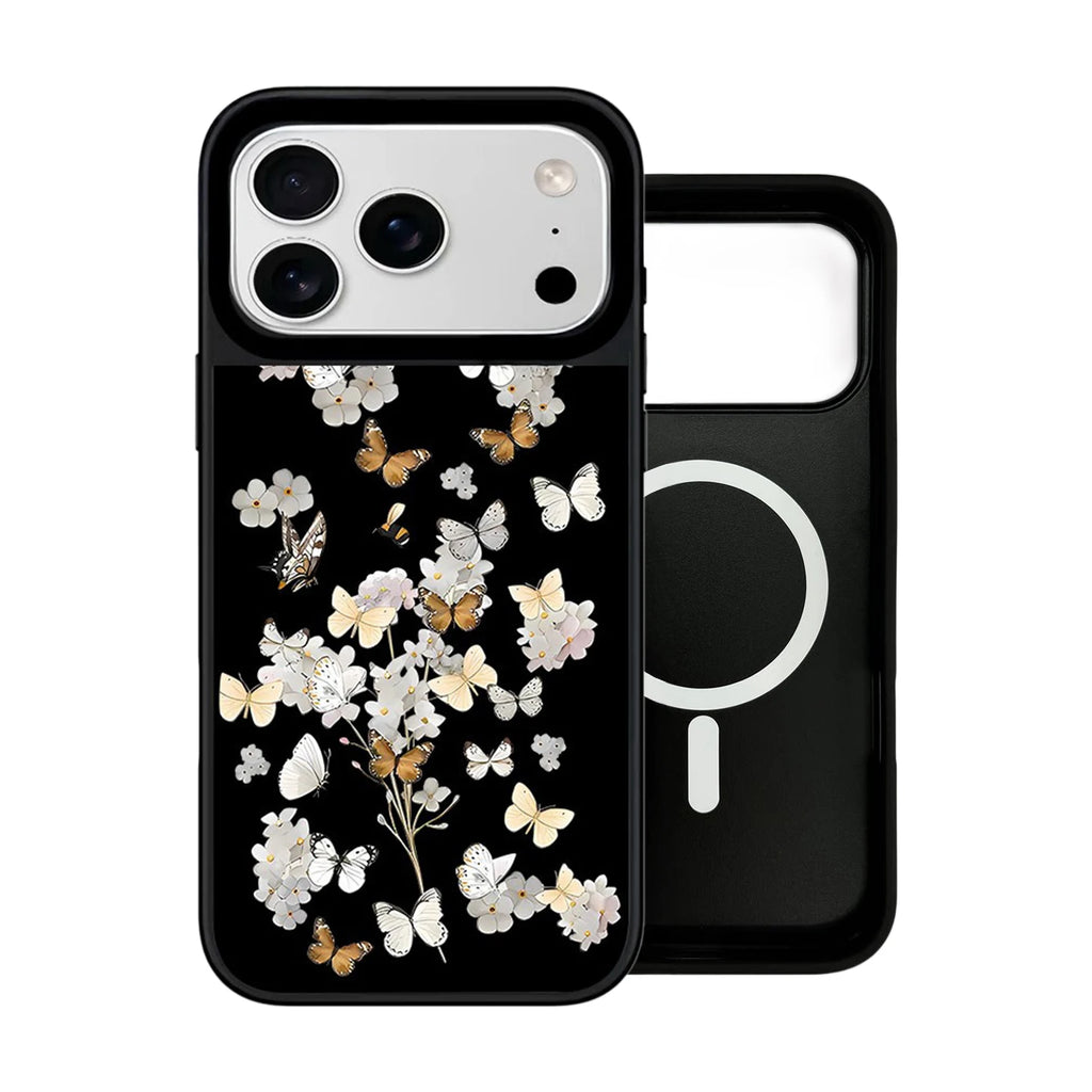 6090488 Mirror Surface Magnetic Phone Case Cover for IPhone 12 13 14 15 16 17 18 Pro Max Case Quake mirror (MagSafe) iPhone17 Pro Max
