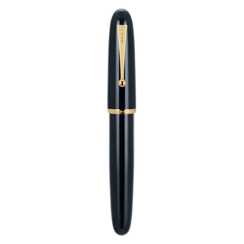 JinHao 9019 Dadao Fountain Pen Acrylic Transparent Spin Pen 40MM Nib Spin Elegante Signature Stationery Ink Pen Quake