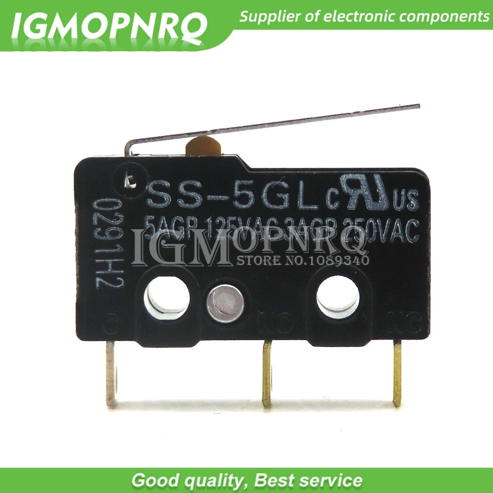 1PCS/lot Limit Micro switch Three Straight Legs Mouse Side Key Momentary Micro Limit Switch SS-5 SS-5GL SS-5GL2 SS-5GL13 Quake