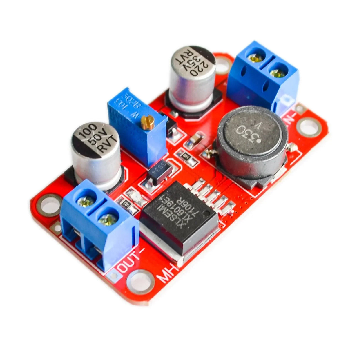 5A DC-DC Step Up Power Module Boost Volt Converter 3.3V-35V To 5V 6V 9V 12V 24V XL6019 Quake