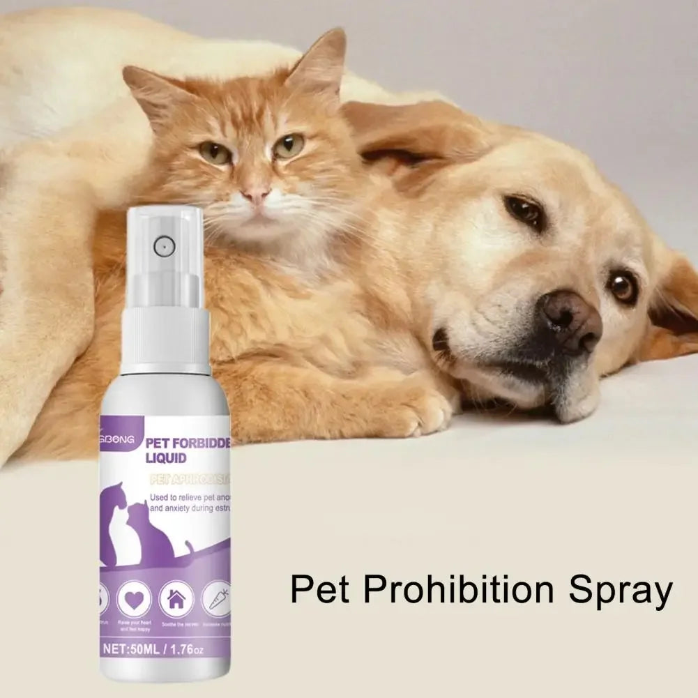 Great Pet Prohibition Spray Prevent Howling Improve Appetite Lightweight Cat Calming Pheromone Travel Spray Quake Default Title