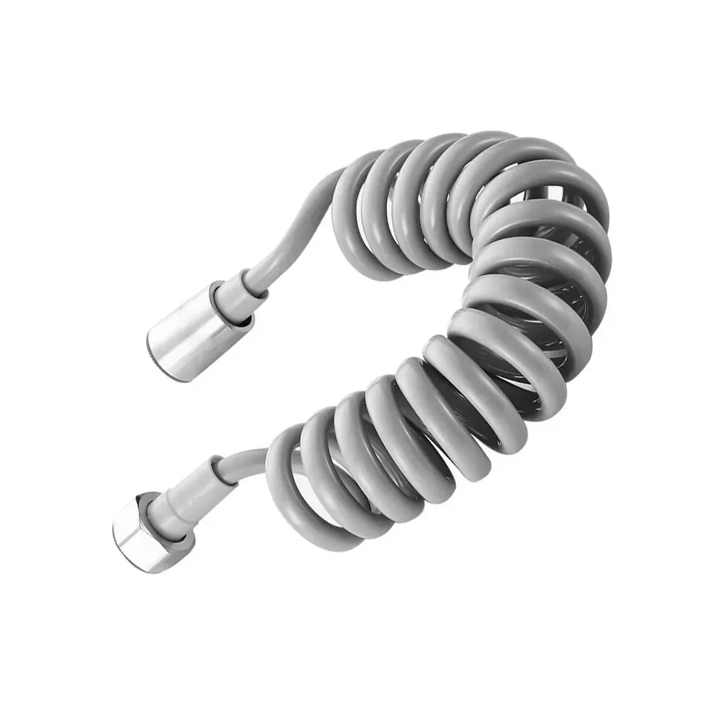 2m 3m 5m Spring Shower Hose Meters Water Plumbing Hose Plastic Bathroom Water Toilet Bidet Sprayer Telephone Line soft Hoses Quake 5M
