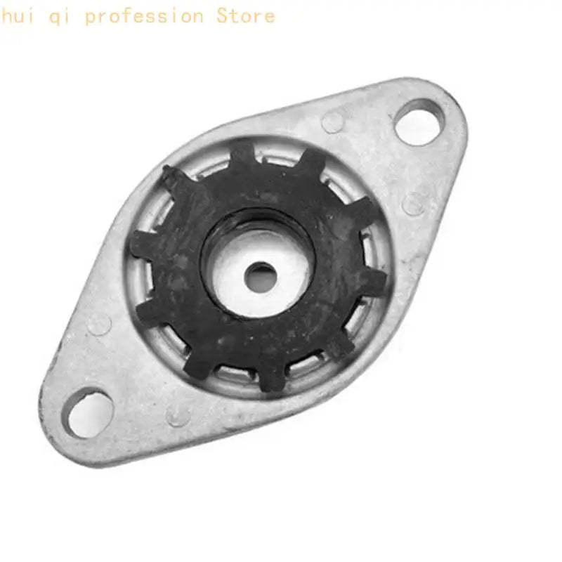 Rear Suspension Top Support Bearing, Shock Strut Mount Assembly with Cast Aluminum Housing, Rubber Isolation Insert, and Ref Quake