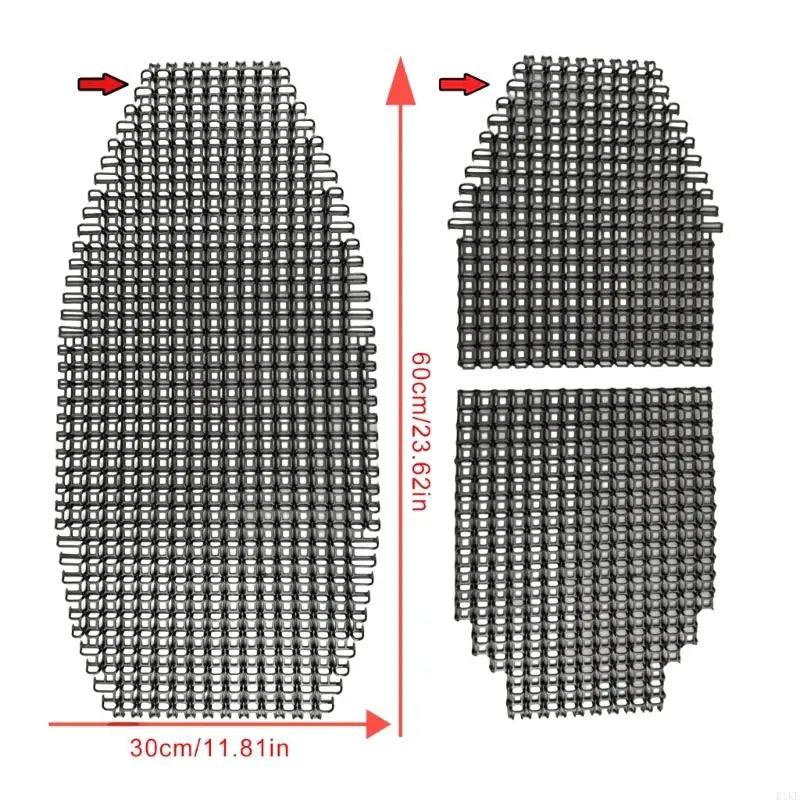 Open-Pattern Equipment Padding Sheet, Cuttable Plastic Cushioning Insert for Tactical Helmet Areas, Shoulder Straps and K1KF Quake