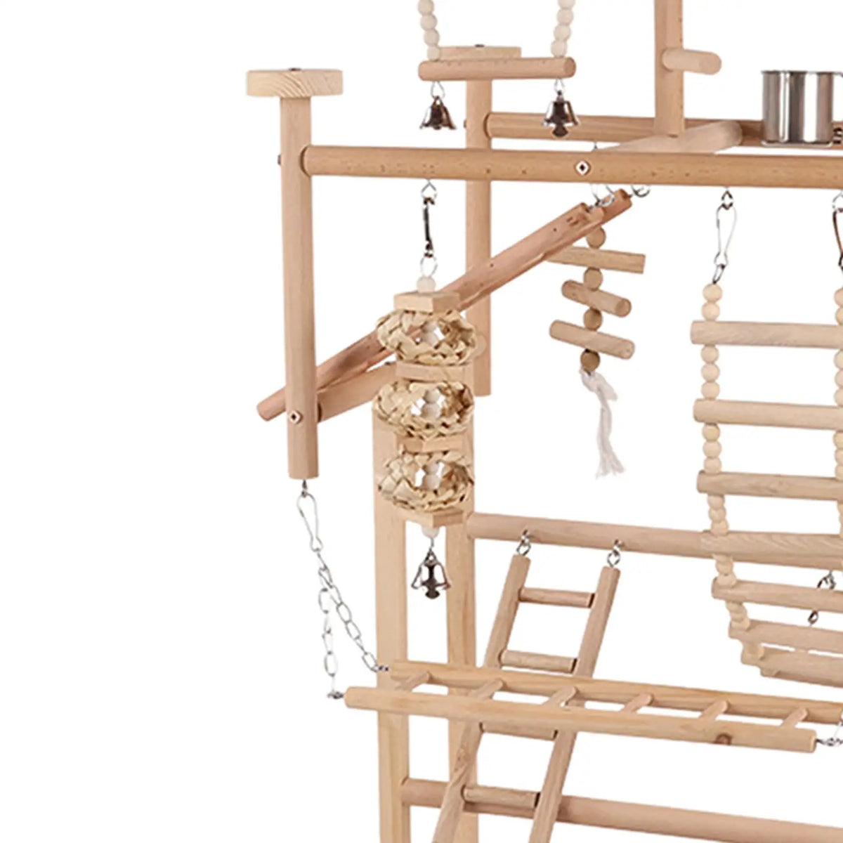 Bird Playground Playpen Bird Play Stand for Bluebirds Hummingbird Finches Quake